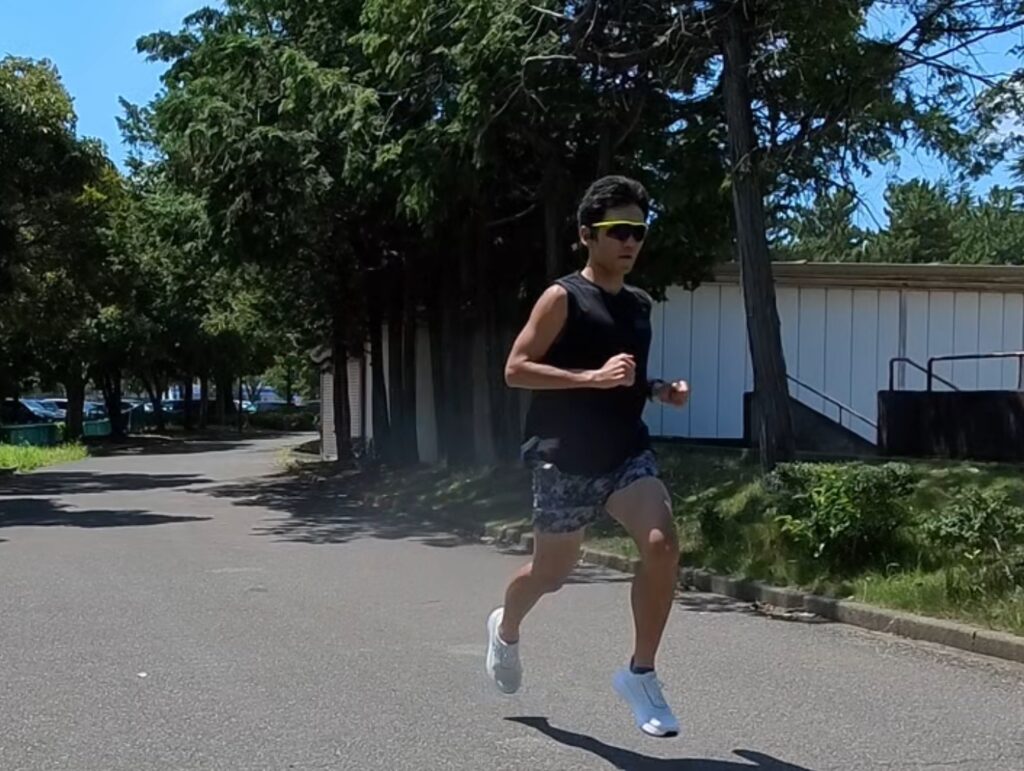 マラソントレーニング　夏